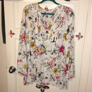 Old Navy Pintuck Blouse